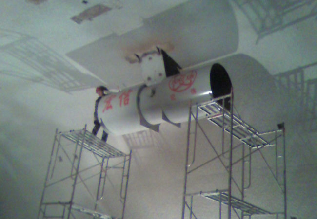 SSF射流風(fēng)機(jī)施工現(xiàn)場